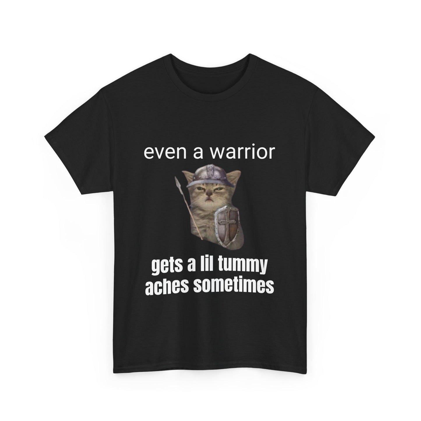 Even a warrior gets a lil tummy aches sometimes T-Shirt