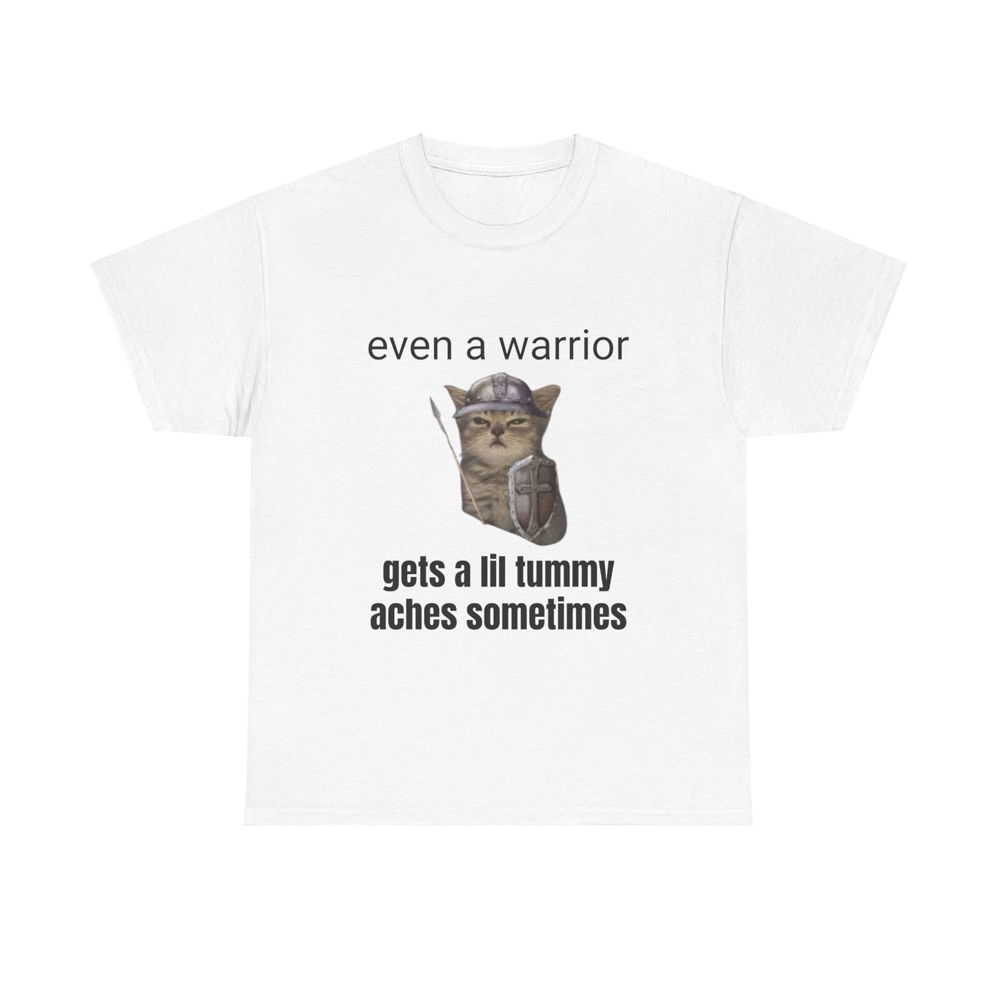 Even a warrior gets a lil tummy aches sometimes T-Shirt